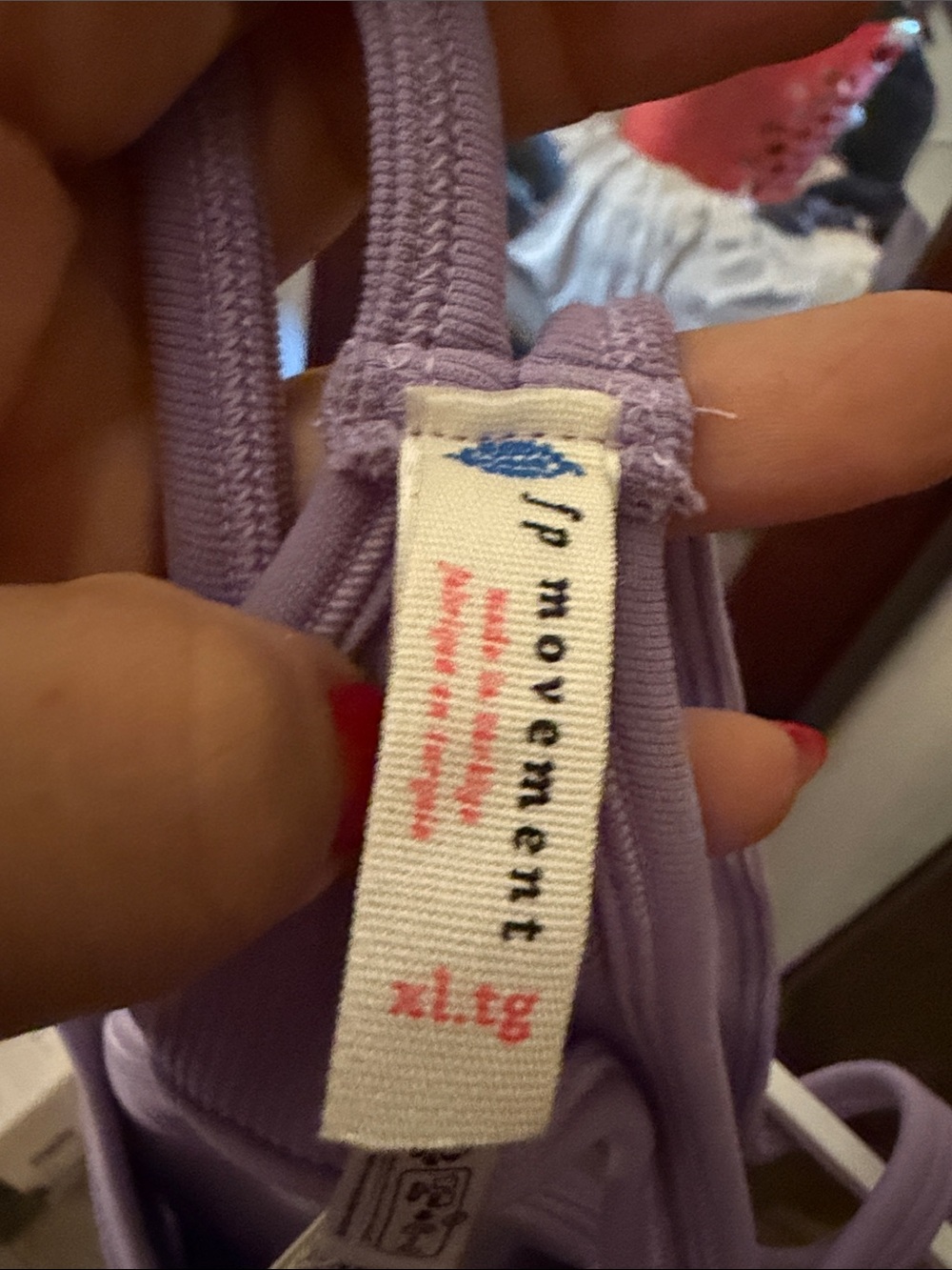 NWT Women’s Lilac Ribbed Strappy Cami Top - Picture 5 of 6